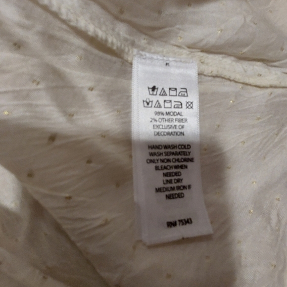 Cynthia Rowley modal top bnwt size  S - Picture 3 of 6